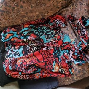 Retro Wrap Aroud Top